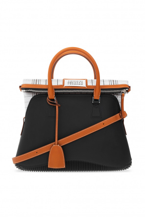 【Yoko】Maison Margiela 5AC large bag Maison Margiela Large 5AC Leather Tote Bag | Black | FARFETCH